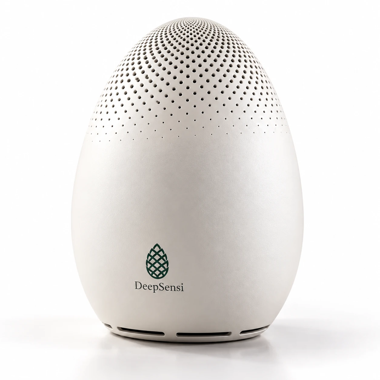 DeepSensi Edge Node in Silk White Satin finish.